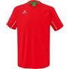 Erima T-Shirt da Allenamento Liga Star, Unisex-Bambini e Ragazzi, Rosso/Bianco, 116