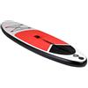 greemotion Set tavola da SUP Gonfiabile, Stand Up Paddle Unisex-Adult, Rosso-Bianco, ca. 320 x 15 x 84 cm