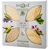 APHRODITE Regalo per sapone solido Afrodite con olio d'oliva e latte d'asina -Set da 4 pezzi-Sapone naturale con profumi unici per una pelle ben curata -Sapone per le mani -Sapone naturale alla cagliata (4x85g)