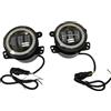 SXMA Emark 10,2 cm LED de 30 W de Brouillard avec Anneau DRL Halo LED