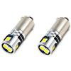 SageSunny 2PCS BA9S 53 T4W Lampadina LED 12V 5SMD 3030 Chip bianco per auto Mappa luce Indicatore di direzione laterale Indicatore di direzione Luce retromarcia Luce targa