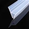 Baogu 200 cm H Shape guarnizione per porta doccia, impermeabile, porta in vetro da 6 mm a 12 mm di spessore, trasparente