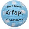 Krfapt Palline da beach volley, misura ufficiale 5, Touch Volley Ball Training for Outdoor Indoor Games