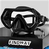 Findway Maschera Snorkeling Adulto, Maschera Subacquea Adulti e Adolescenziale, Anti-Nebbia Vetro Temperato, Panoramica 180° per Donne e Uomo, per Immersioni, Snorkeling, Nuoto