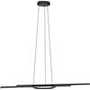 EGLO connect z Smart Home LED lampada a sospensione Zillerio-Z, lampada in metallo, ZigBee, app e controllo Alexa, colore della luce regolabile (bianco caldo - freddo), dimmerabile, nero