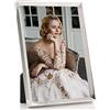 Lawrence Frames Cornice portafoto in argento 5x7