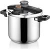 Tescoma 702767 Pentola a Pressione, Acciaio Inossidabile, Argento, 22 cm