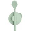Brabantia - Sinkside Spazzola Lavapiatti con Supporto a Ventosa - Impugnatura Ergonomica - Raschietto Incorporato - Montaggio a Parete - Supporto per Spazzola per Piatti - Jade Green - 11 x 5 x 24 cm