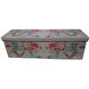 Biscottini Pouf contenitore bambini e adulti 120x35x35 cm | Scatole portaoggetti richiudibili con coperchio | Pouf contenitore quadrato con decorazioni