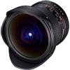Samyang 12/2,8 Objektiv Fisheye DSLR Canon EF manueller Fokus Fotoobjektiv, Superweitwinkel schwarz