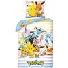 Halantex Biancheria da letto, 140 x 200 cm, motivo: Pokemon, POK322