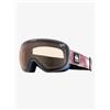 Quiksilver Qsr Ski Goggles Marrone,Trasparente Quiet Storm / Nxt Silver/CAT 1-3