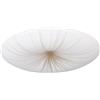 Eglo lampada da soffitto a LED Nieves 1, Ø 31 cm, luce a cielo stellato con effetto cristallo, illuminazione per camera da letto e corridoio in metallo e plastica in bianco e oro