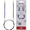 KnitPro Maglia PRO 4,50 mm in Alluminio Maglieria circolari fissi Aghi-Zing-Viola