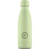 Cool Bottles - Borraccia Termica in Acciaio Inox - 350 ml - Pastel Green - 23,5 x 7 cm - Bottiglia Termica Ermetica - Bevande Fredde 36 Ore e Calde 18 Ore - Triple Parete -Cool Technology - Senza BPA