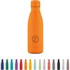 Cool Bottles - Borraccia Termica in Acciaio Inox - 350 ml - Vivid Orange - 23,5 x 7 cm - Bottiglia Termica Ermetica - Bevande Fredde 36 Ore e Calde 18 Ore - Triple Parete -Cool Technology - Senza BPA
