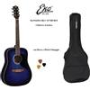 EKO RANGER 6 CHITARRA ACUSTICA BLU SUNBURST CON BORSA + 3 PLETTRI NUOVA