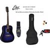 EKO RANGER 6 CHITARRA ACUSTICA BLU SUNBURST KIT BORSA + ACCORDATORE + TRACOLLA