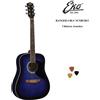 EKO RANGER 6 CHITARRA ACUSTICA BLU sunburst + 3 PLETTRI NUOVA DISCOMIXSOUND