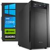 Assemblati PC linea WORKSTATION Intel i5 14600K - Ram 32 GB DDR5 - SSD M.2 1 TB - HD 2 TB - Quadro T1000 4 GB - Windows 10/11 Pro