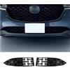 CDEFG Compatibile con Mazda CX-5 CX5 2022 2023 2024 facelift Front Grille Frills Maschera paraurti anteriore auto grill accessori CX5 modificati [2 pezzi]
