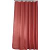 Douceur d'Intérieur, Tenda da doccia con ganci 180 x 200 Cm Terracotta, Jacquard Unito, Quarzo