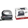 Brunnen 102062790 - Perforatore Colour Code (guida di arresto estensibile, per forare fino a 20 fogli), nero/onice