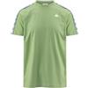 Kappa 222 Banda Coeni Slim, Canottiera Uomo, Verde/Bianco/Blu, S