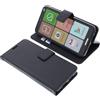 foto-kontor Custodia a libro compatibile con Brondi Amico Smartphone XL Nero cover di colore nero