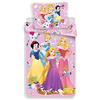 Disney Princesses - Parure copripiumino per bambine, 140 x 200 cm, federa 70 x 90 cm, 100% cotone