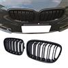 Gangying F20 F21 Griglia Paraurti Anteriore per BMW 1 Série F20 F21 Griglia Paraurti Nero Lucido 1 Série 2011 2012 2013 2014