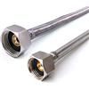 Xcel Home BSP 500 mm Tubo flessibile intrecciato per rubinetto della vasca da bagno - Tubo flessibile in acciaio inox a prova di perdite - Tubo doccia a mano durevole per rubinetto miscelatore