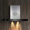 GURARI Cappa Da Parete GCH 462 IS Prime 600, Aspirante 60 Cm, Acciaio Inox, Nero, Vetro, Classe A, 1000 m³/h, Telecomando