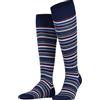 FALKE Microblock M KH cotone al ginocchio fantasia 1 paio, Calzini lunghi Uomo, Blu (Royal Blue 6000), 39-40