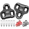 Tacobey Tacchetti per bicicletta compatibili con Look KEO Grip Cleats, set di piastre per scarpe da ciclismo indoor/outdoor e bici da strada, compatibili con Keo Structure e pedali Keo con Grip, nero