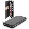 Cellularline Book Clutch - iPhone XS Max Custodia a libro con chiusura di sicurezza magnetica Nero