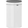 Brabantia Touch Bin New Pattumiera, 40 l, Bianco