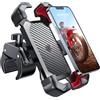 JOYROOM 2024 Supporto Telefono Bicicletta, [1s Blocco][100mph Militare Antivibrante] Porta Cellulare Moto, [5s Installazione ] Universale Manubrio Holder per iPhone 15, Samsung S24, 4,7-7 Smartphone