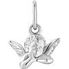 Amor Ciondolo con motivo Ciondolo da donna in argento sterling 925, 1.3 cm, argento, angelo, Fornito in confezione regalo per gioielli, 2031033