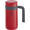 Drink Pod a chiusura ermetica, in acciaio inox, 0,45 litri, Acciaio inossidabile, Red, 18.5 x 11 x 11 cm