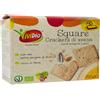 VIVIBIO Square Crackers di Avena Farro Integrale e Semi 5 confezioni da 50 grammi
