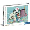 Clementoni Collection-The Funny Dalmatian-500 Pezzi-Puzzle Adulti, Made in Italy, Multicolore, 35150