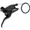 SHIMANO Maneta di cambio SHIMANO /Cycling, freno a disco idraulico, ST-EF505-8R, unisex per adulti, nero (nero), taglia unica