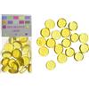 Glorex Pepite di Vetro 200 G, 20 mm, Vetro, Giallo, 12 x 6 x 4.5 cm