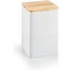 Tescoma 900839 Barattolo in latta coperchio bamboo 10x10x14,5 cm