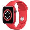 Apple Watch Serie 6 GPS, 40mm in alluminio PRODUCT(RED) con cinturino Sport PROD