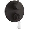 Jacuzzi Miscelatore Jacuzzi rubinetteria doccia incasso con deviatore serie Tosca finitura nero opaco