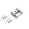 Ideal Lux FLUO MOUNTING KIT NECESSARIO KIT MONTAGGIO SOFFITTO L 45 x H 12 x P 40 mm FINITURA ACCIAIO