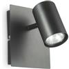 Ideal Lux LAMPADA DA PARETE SPOT AP1 NERO