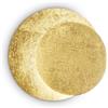 Ideal Lux TICK APPLIQUE A PARETE LED 3000 K 7,5W 700 lm IN METALLO E VETRO FOGLIA ORO INCLINABILE 90°